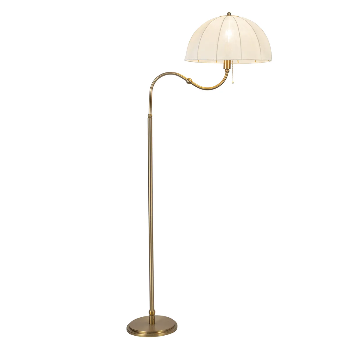 Elstead Lighting - Crosby - Golvlampa - Borstad guld