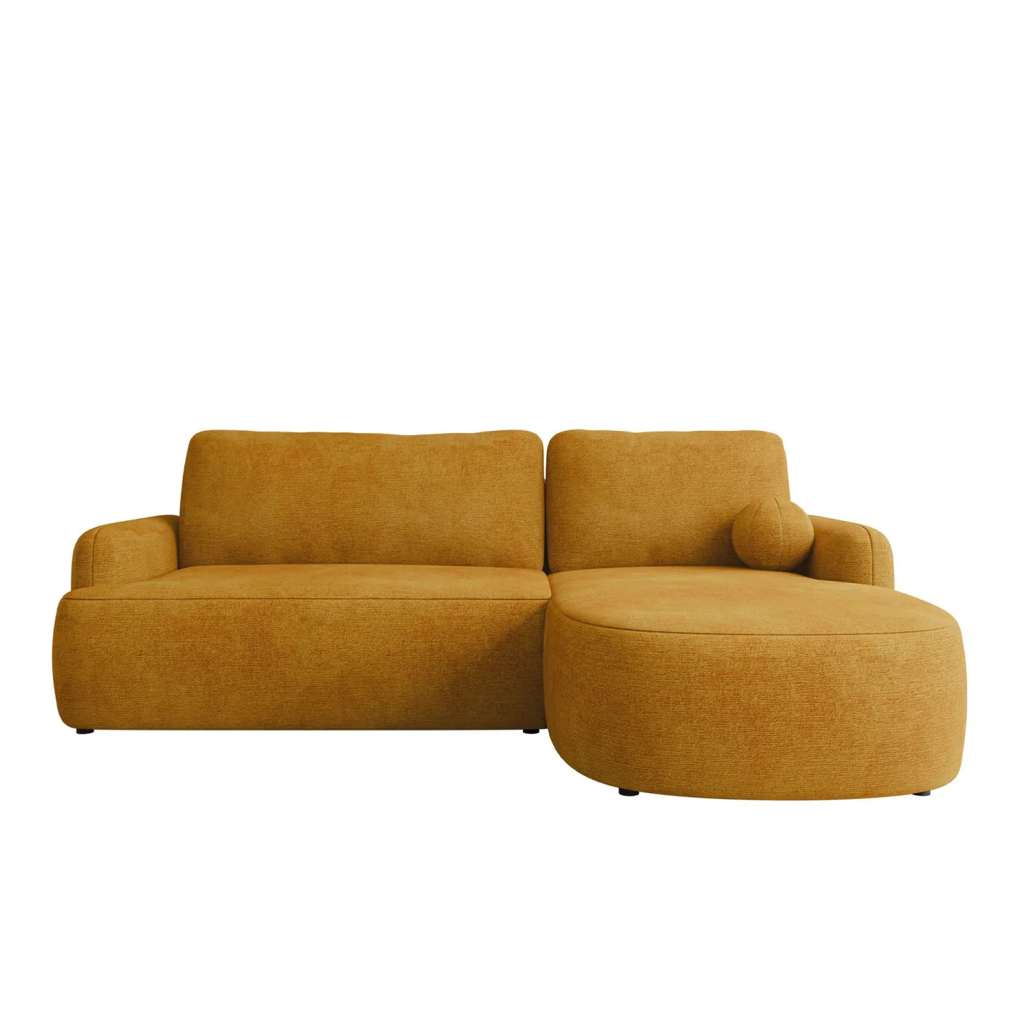 Branrel 3-sits Soffa med divan - gul