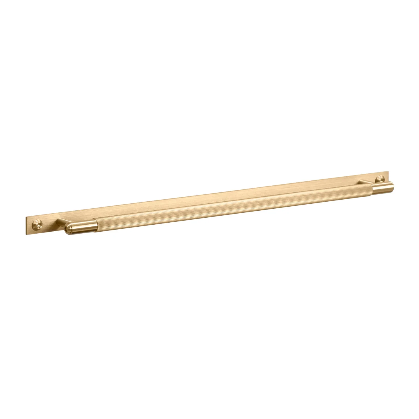 Buster + Punch - Pull Bar Plate Linear Large Brass - Beslag