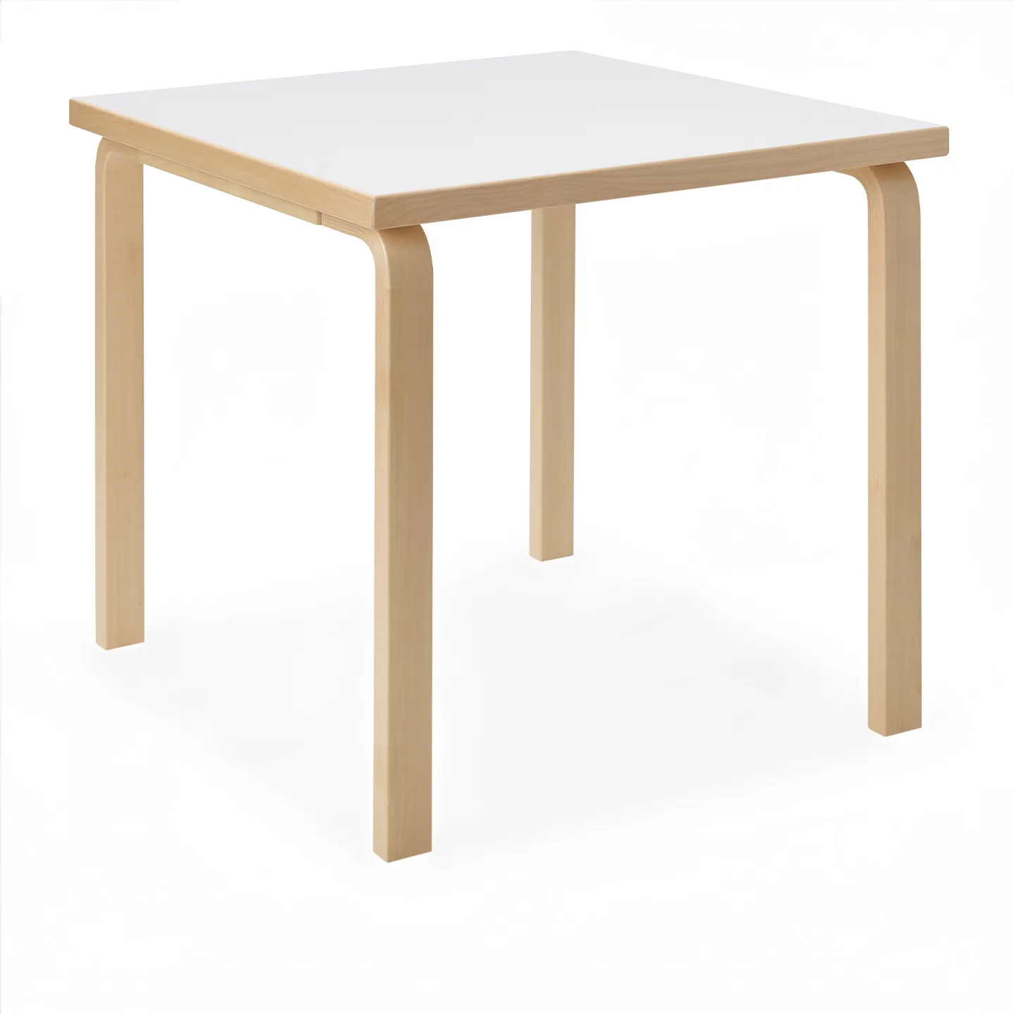 Artek - Aalto Bord 81C, Vit laminat, Klarlackad - Matbord - Alvar Aalto - Vit - Trä