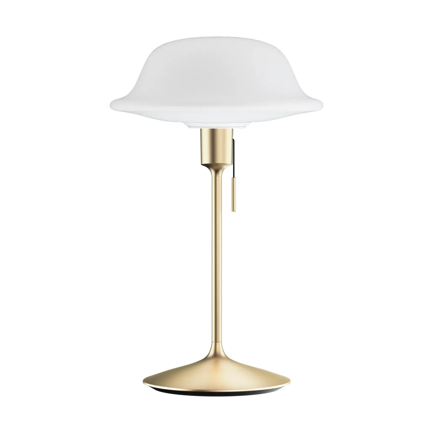 Umage Butler bordslampa Vit-Borstad mässing