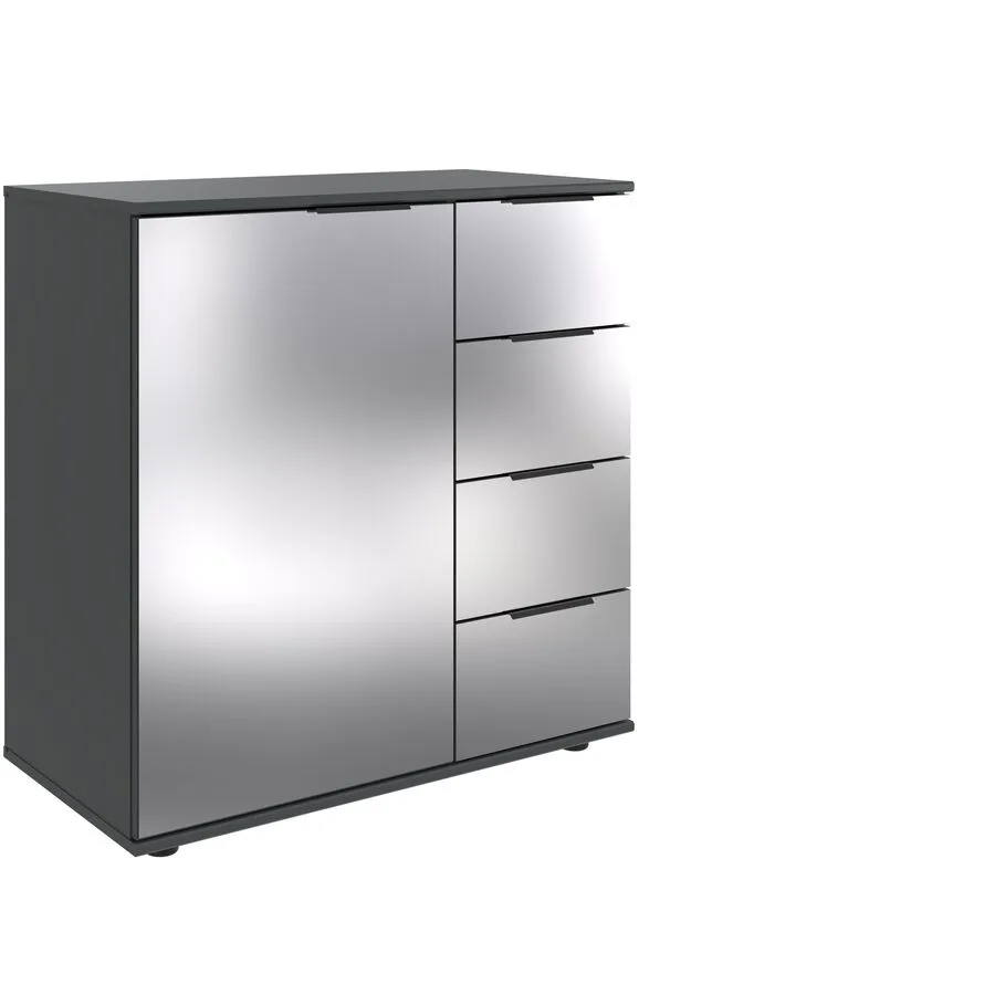 Kommode Metac graphit Holzwerkstoff B 81 H 83 cm