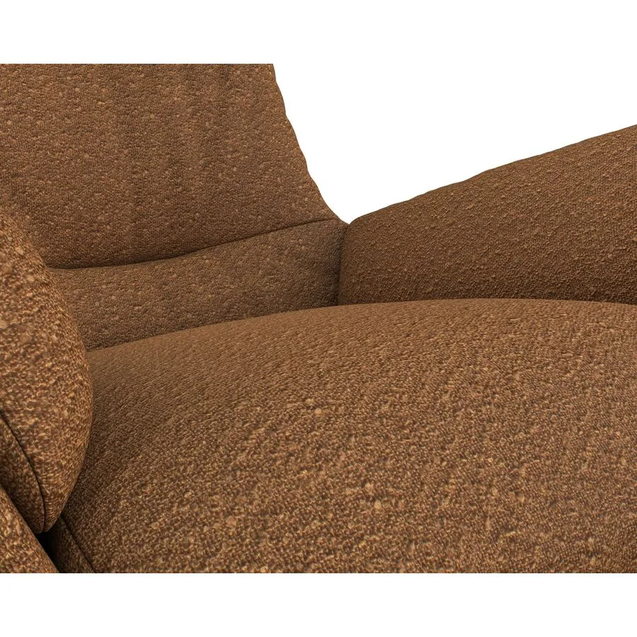 Sessel Halani caramel Stoff B 93 T 84 H 95 cm