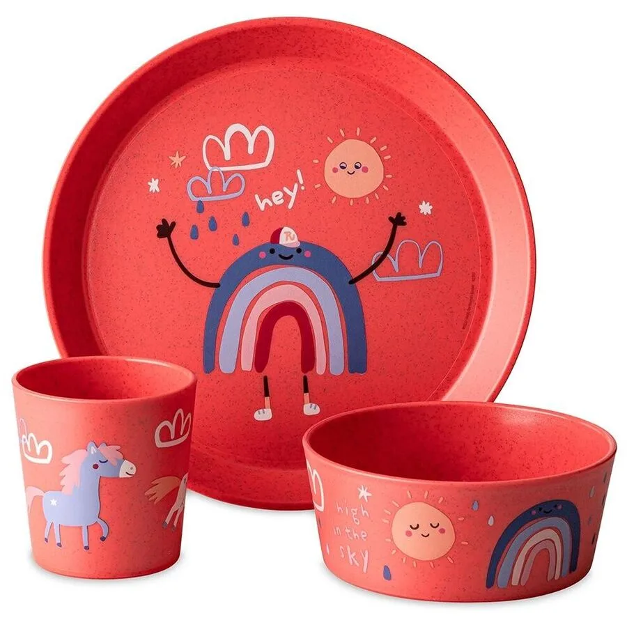 Kindergeschirr-Set Koziol Dreams Kunststoff 3-tlg