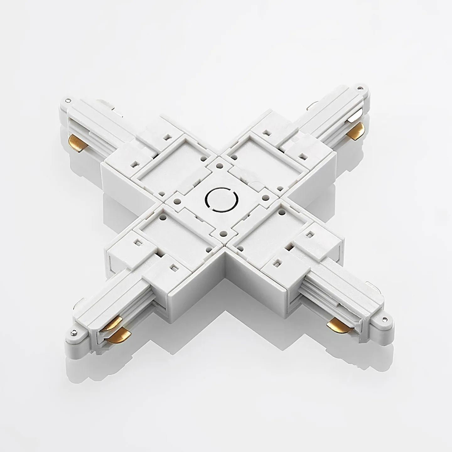 Linaro Track X-Connector Weiß - Lindby - Kunststoff
