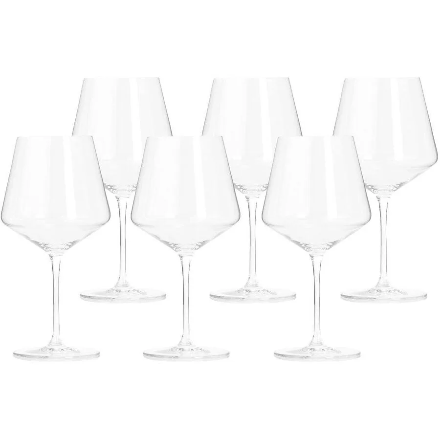 Rotweinglas-Set Leonardo transparent Kristallglas H 23 cm 0.73 l 6 Stk