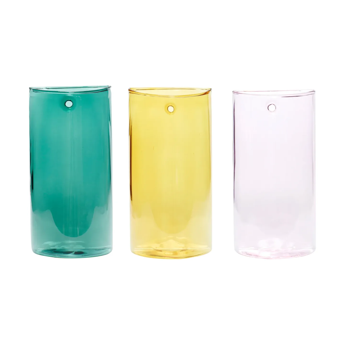 Hübsch Popsicle Vase Set 3 Teile Multicolour