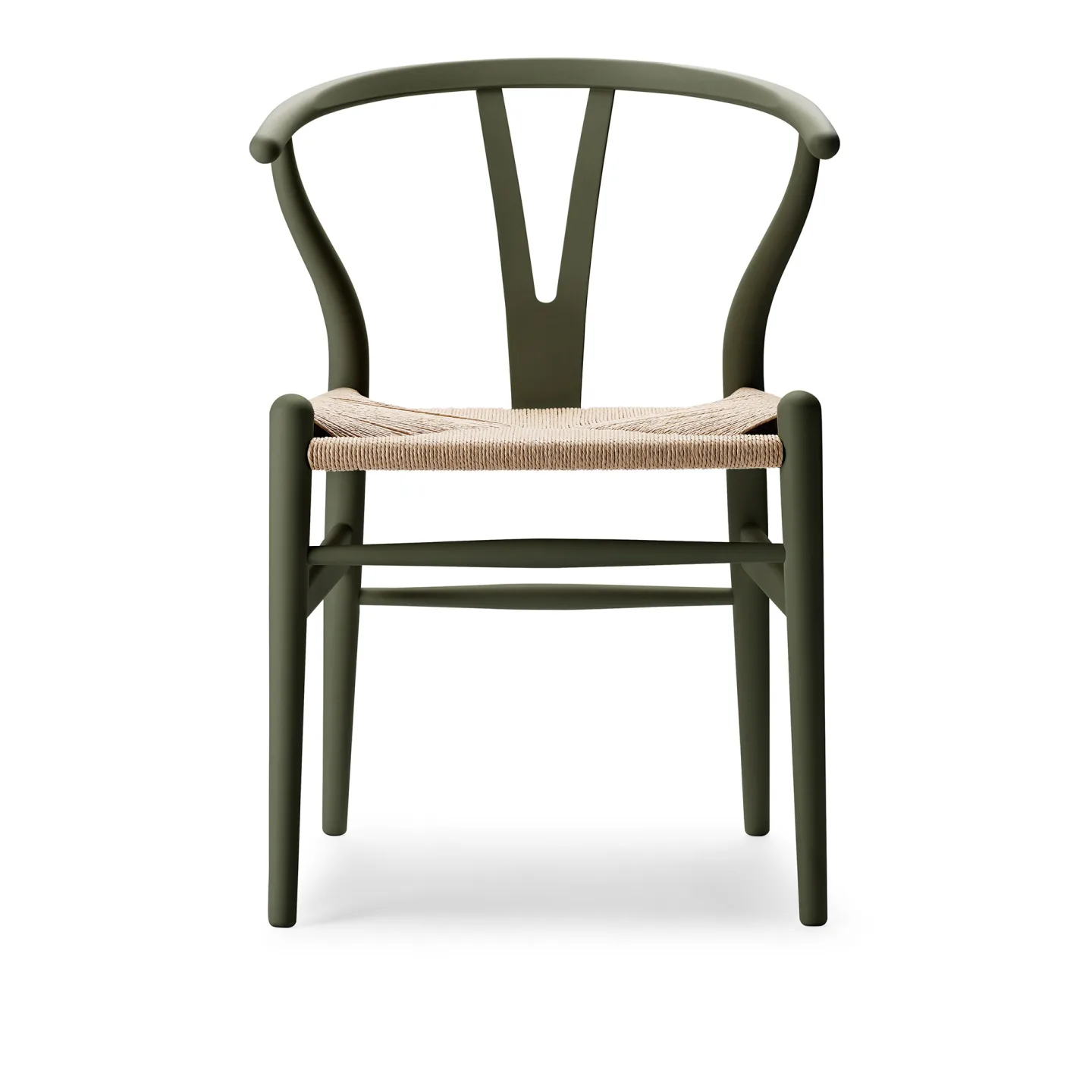 Carl Hansen - CH24 Y-stolen Bok Seaweed - Matstolar - Hans J. Wegner - Grön - Papper/Trä