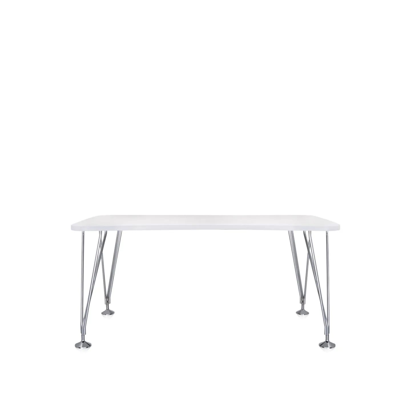 Kartell - Max Table 4516 160x80, White - Matbord - Ferruccio Laviani - Vit - Laminat/Metall