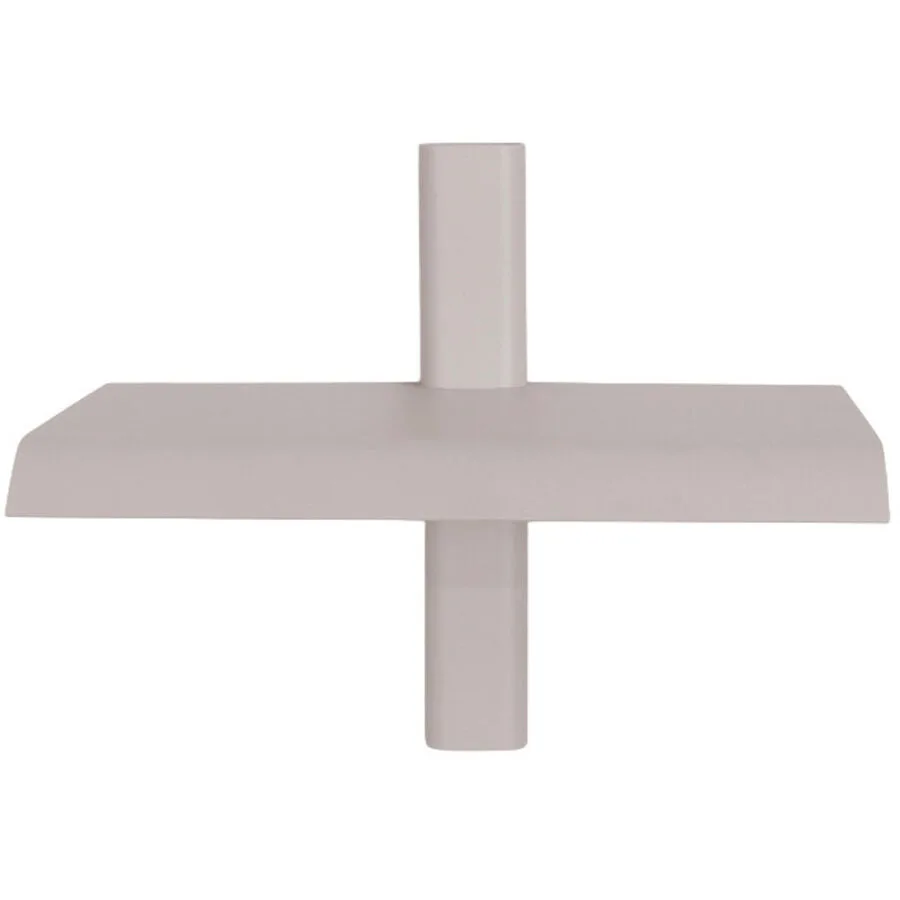 Spinder Design Wandregal Manta Taupe Stahl B 28 cm T 18.2 cm