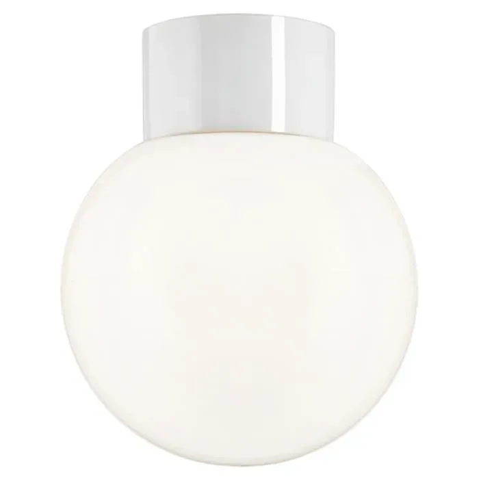 Ifö electric - Classic Glob Ø18 - Badrumslampa - Vit