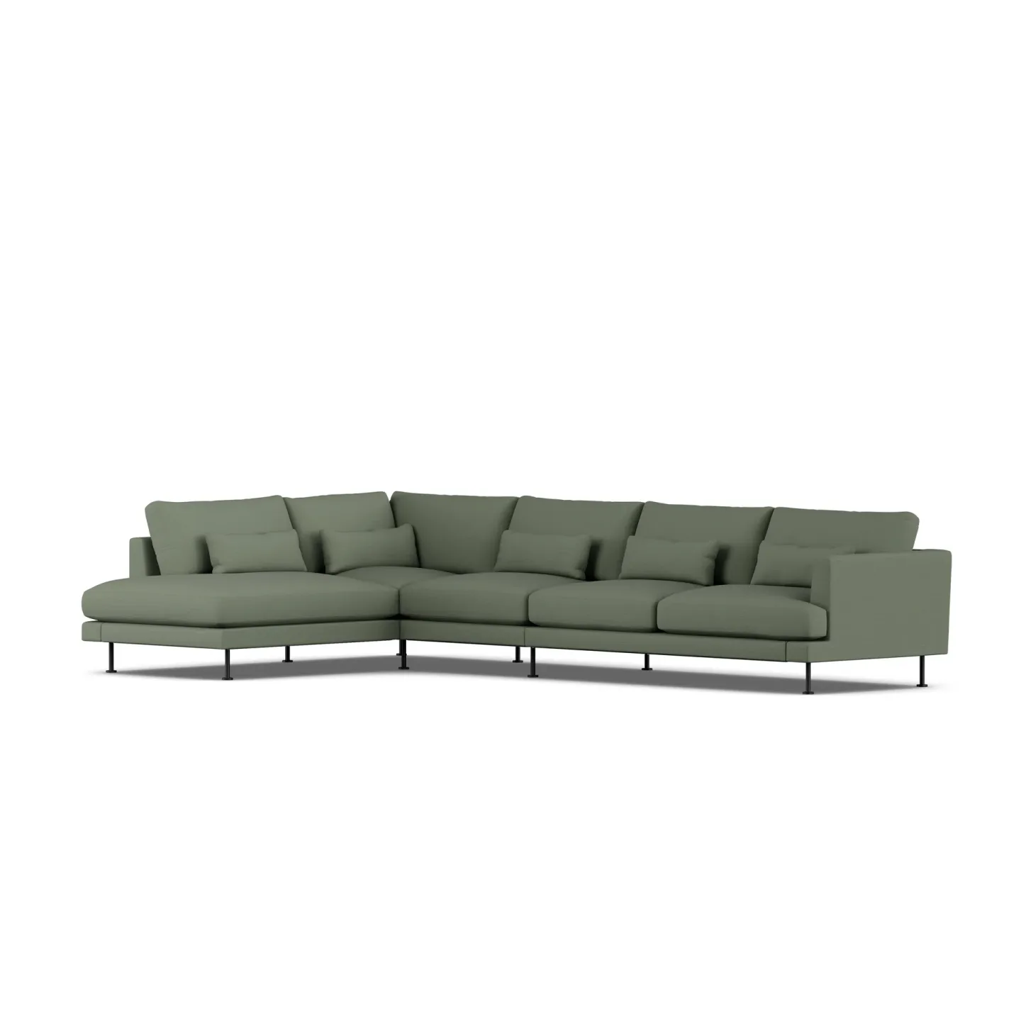1898 Bredhult soffa Same Forest 6677-svart stål, 4-sits B2
