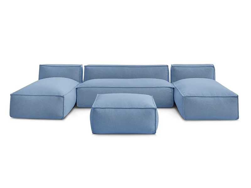 BOBOCHIC Garten-Set BIARRITZ Stoff chiniert blau