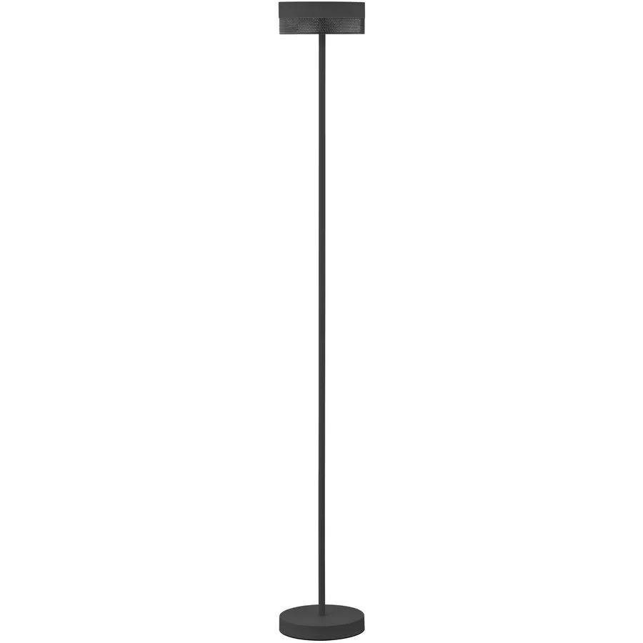 Stehlampe Mesh Schwarz Metall 16 cm 120 cm - LED - Lichtfarbe: Extra warmweiss - LED Energiesparlampen