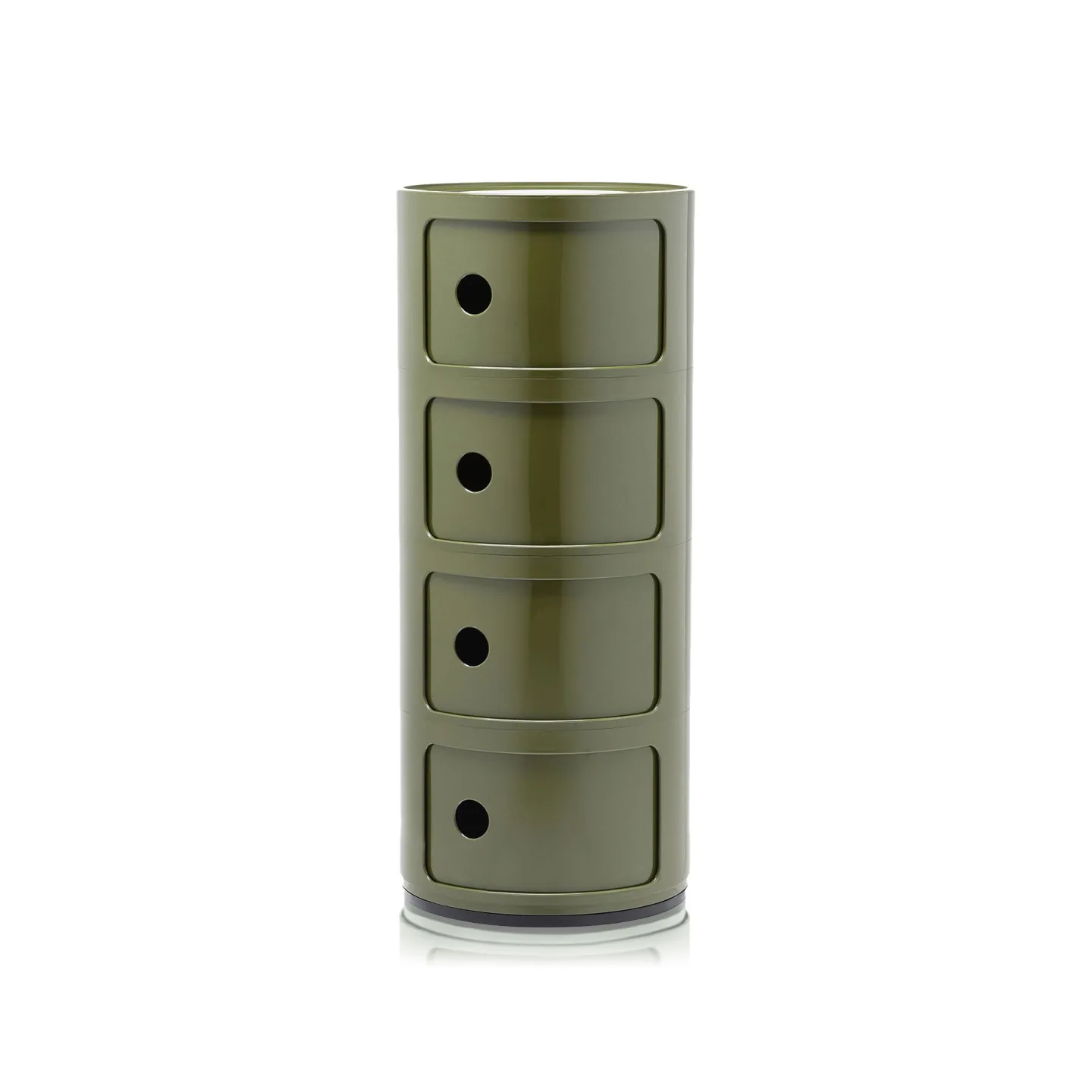 Kartell - Componibili 4985, Green, 4 Compartments - Hurtsar - Anna Castelli Ferrieri - Grön - Plast