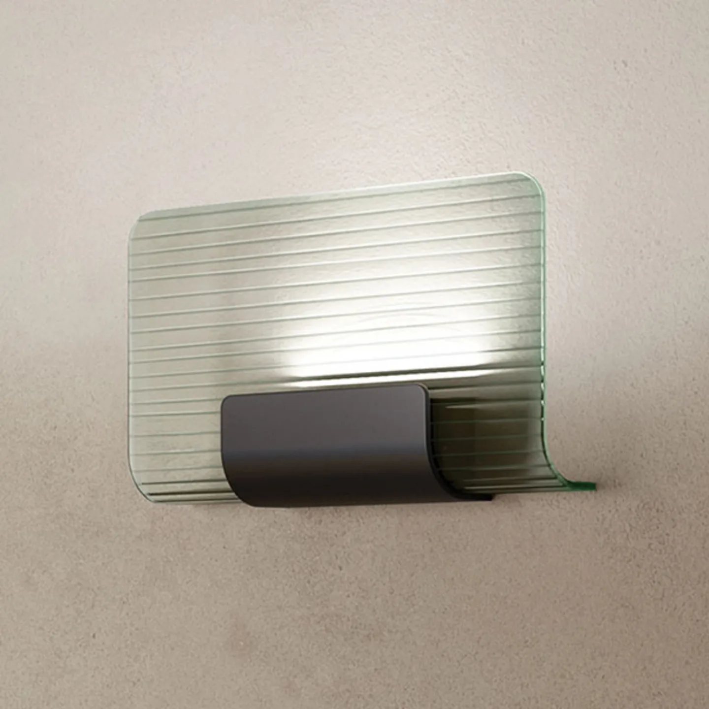 Nami Wandleuchte Black - KDLN - Wohnzimmer - Design - Glas - Einflammig
