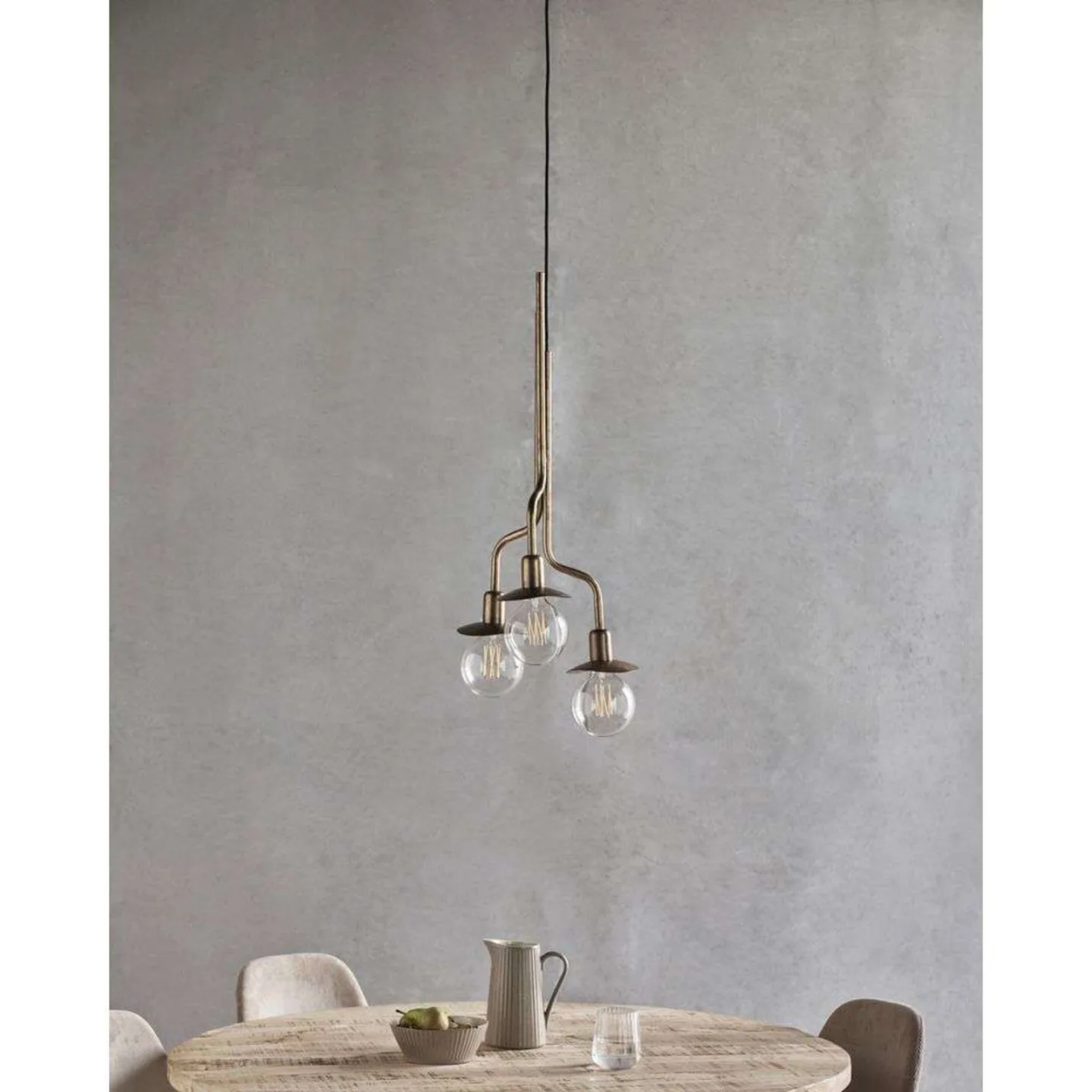 Hana Pendelleuchte Brass - House Doctor - Esszimmer - Metall