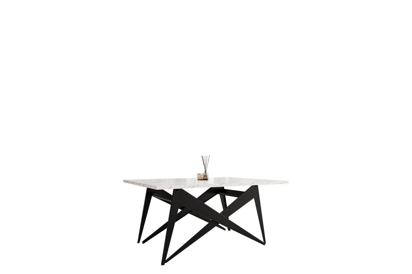 Seyloren Soffbord 90 cm - Svart/Vit