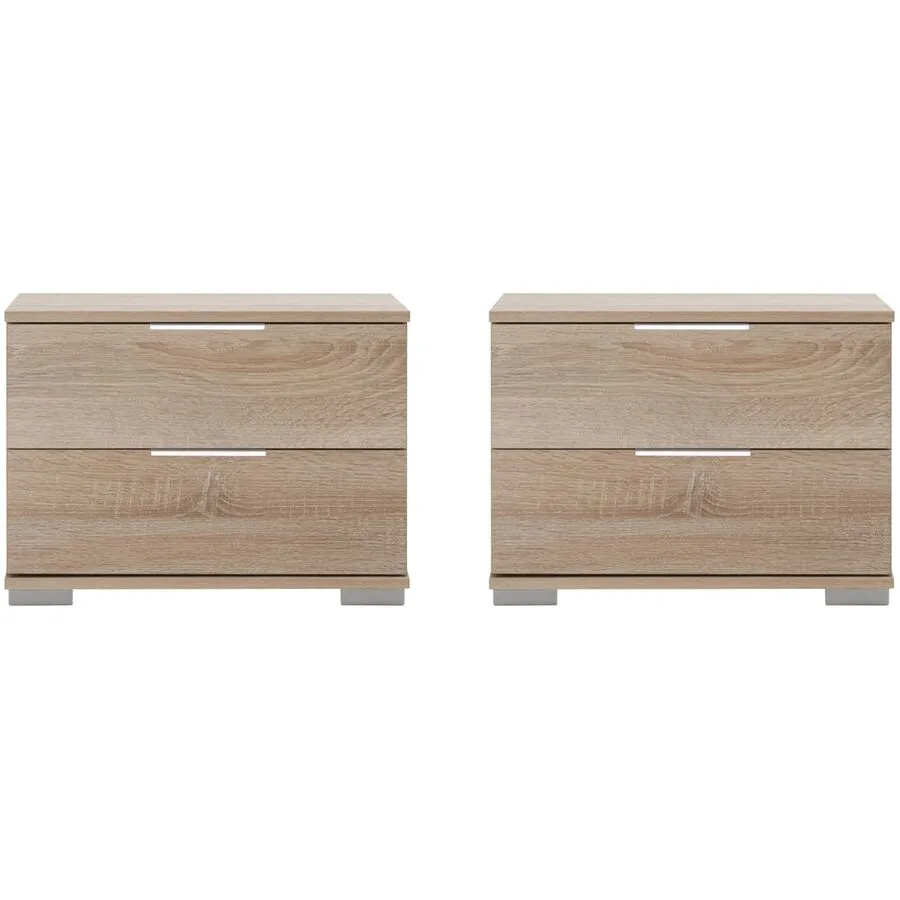 Nachttisch Peyton A Eiche sägerau Holzwerkstoff B 104 H 40 cm