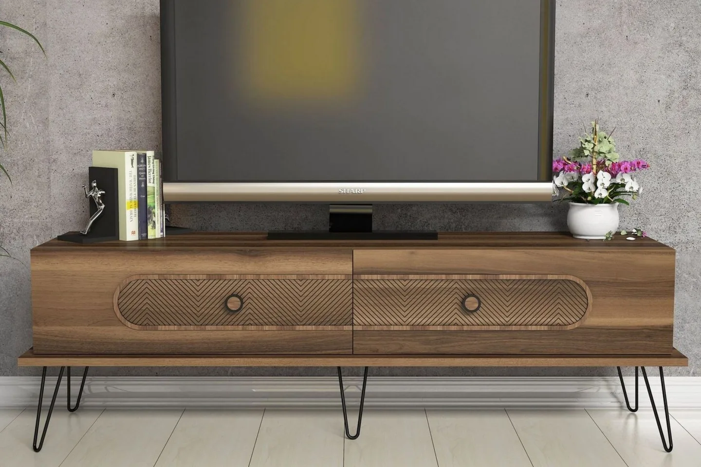 Hovdane TV-Bänk 145 cm - Brun