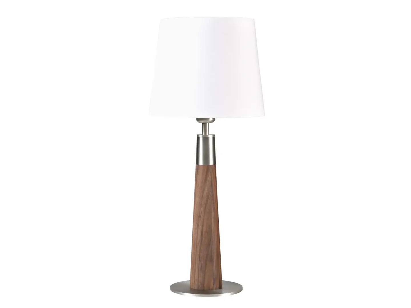 HerzBlut Hockerlampe Chios Nussbaum Holzfarbig | Schubiger Möbel