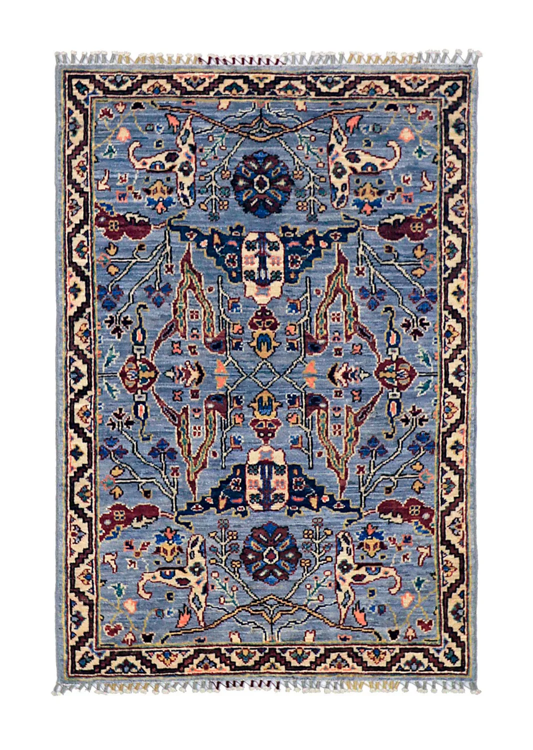 Orientalsk Teppe - Chaman Rug Hand Knotted - 83 x 124 cm (Størrelse: 83 x 124 cm)