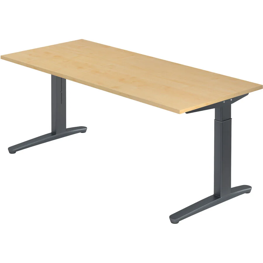 Schreibtisch Office Ahorn Holzwerkstoff B 180 T 80 cm