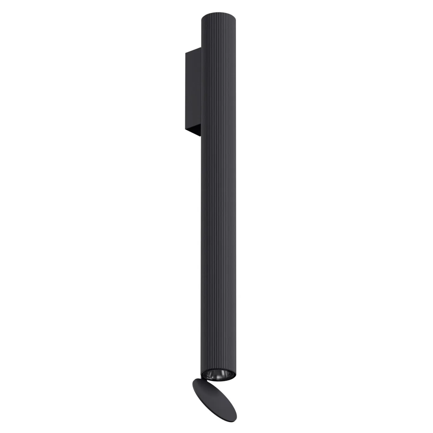 Flauta Riga Wandleuchte H225 Black - Flos Flos Architectural - Flurbereich - Design - Metall - Mehrflammig