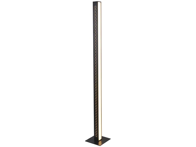 Stehlampe LED PRESTON 145cm 35W schwarz