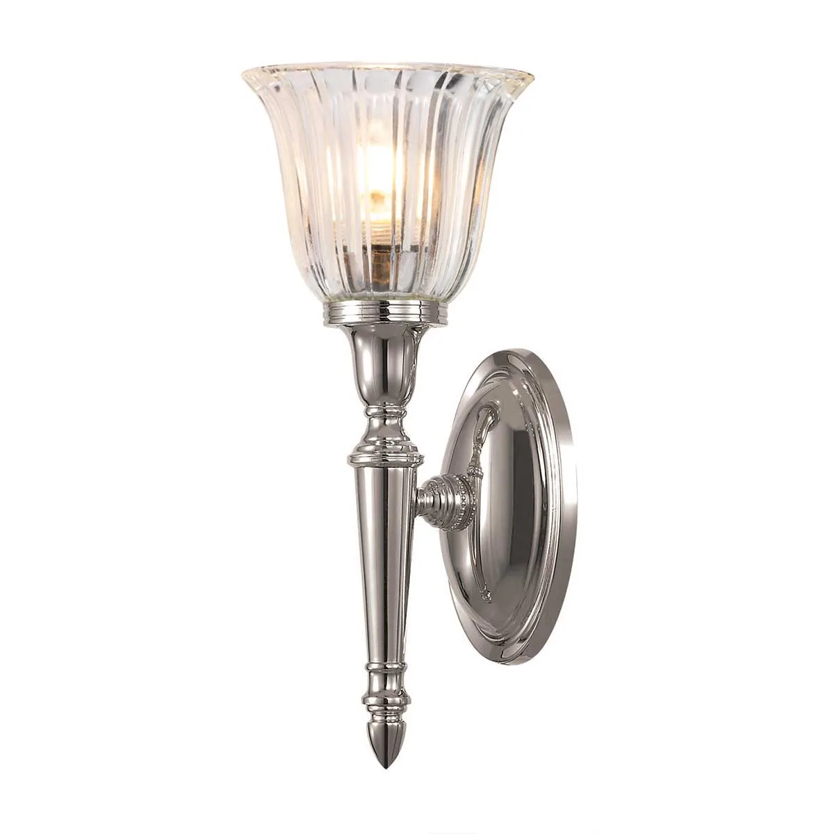 Elstead Lighting - Dryden 33cm - Badrumslampa - Polerad nickel