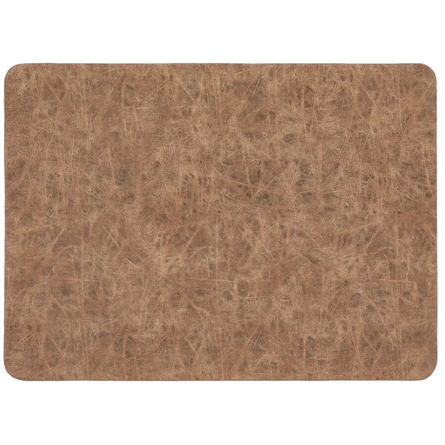 ZICZAC Tischset Truman Braun Kunstleder 33 x 45 cm