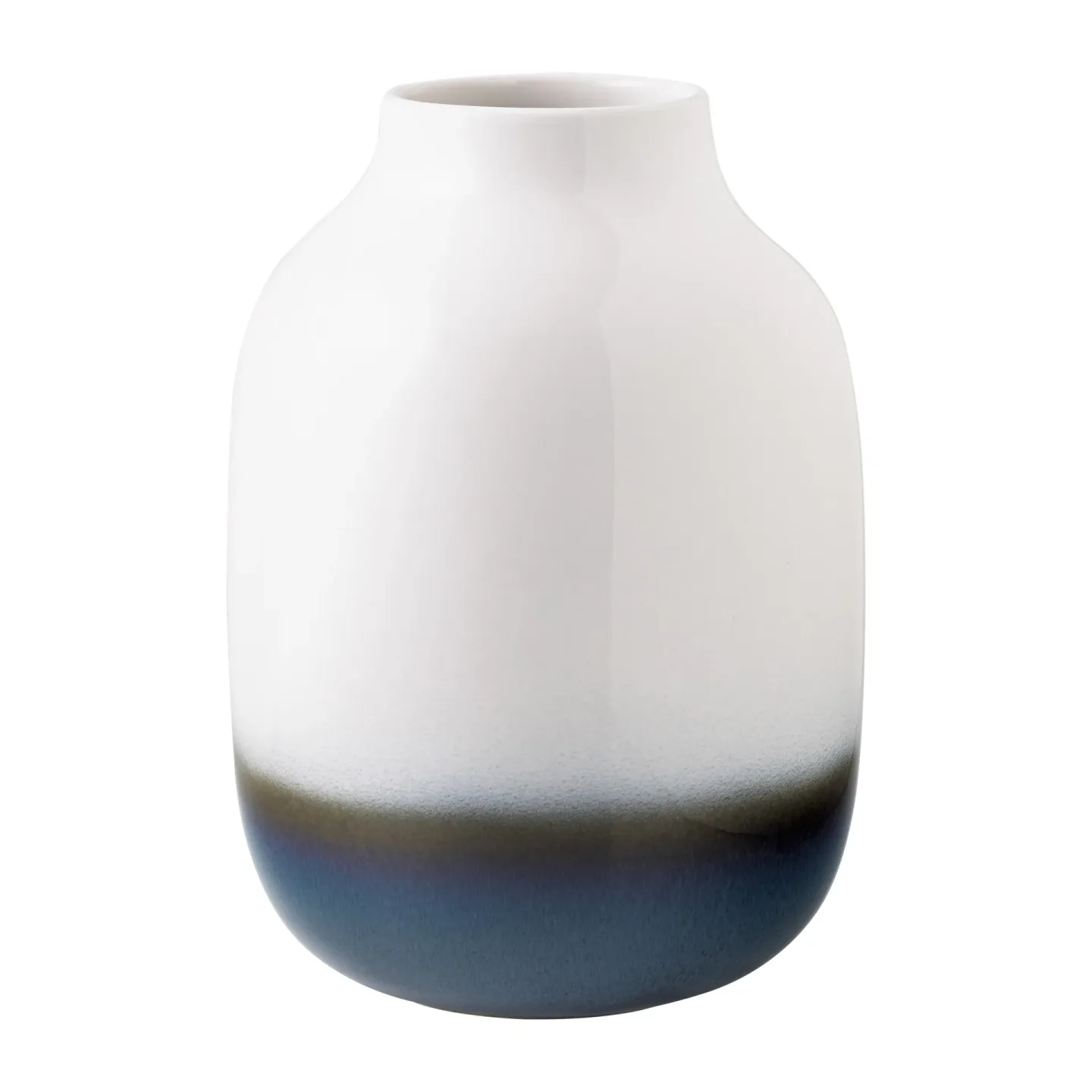 Villeroy & Boch Lave Home shoulder Vase 22cm Blau-weiß