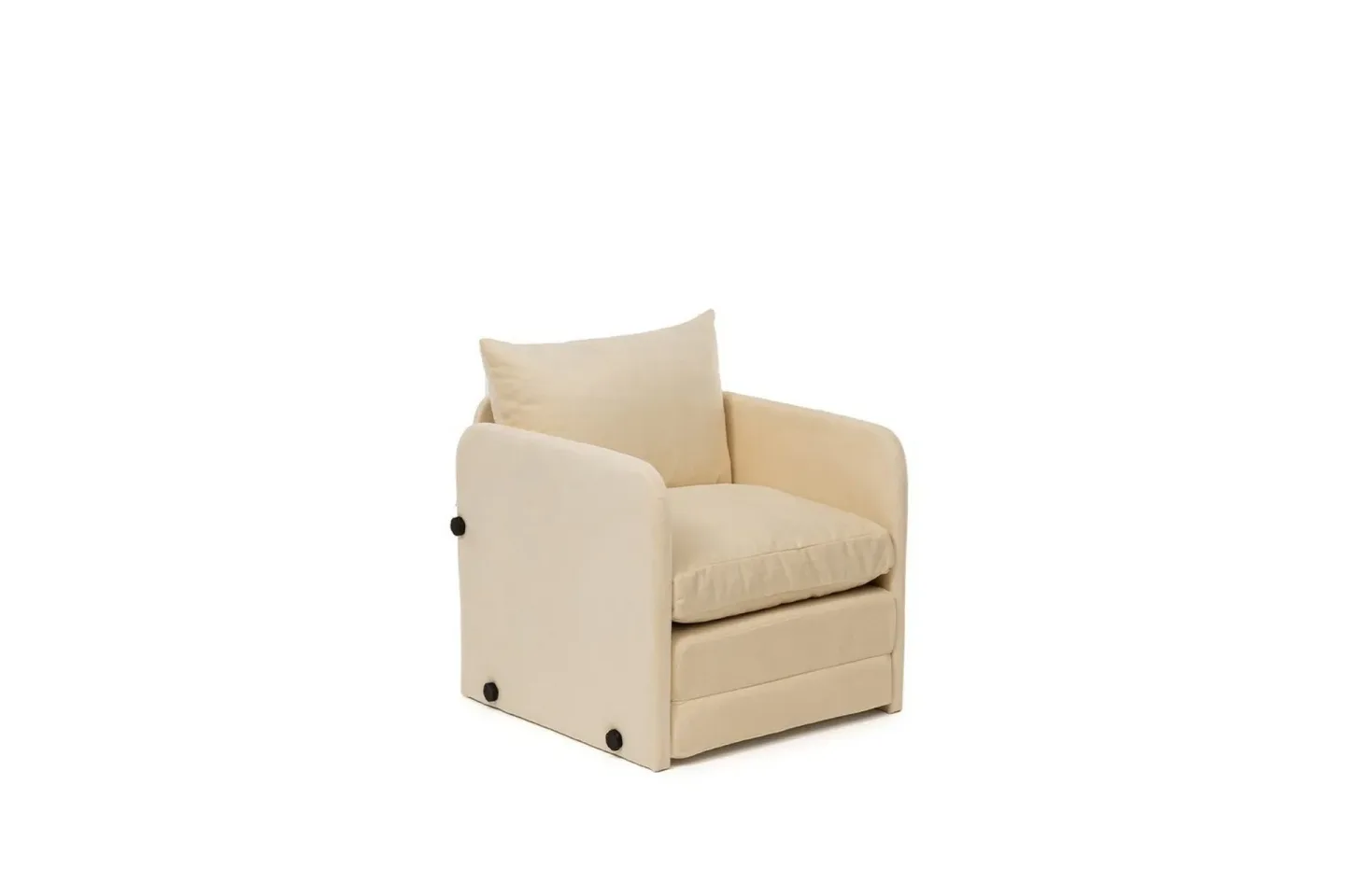 1-sits bäddsoffa Rubby Grädde - Grädde
