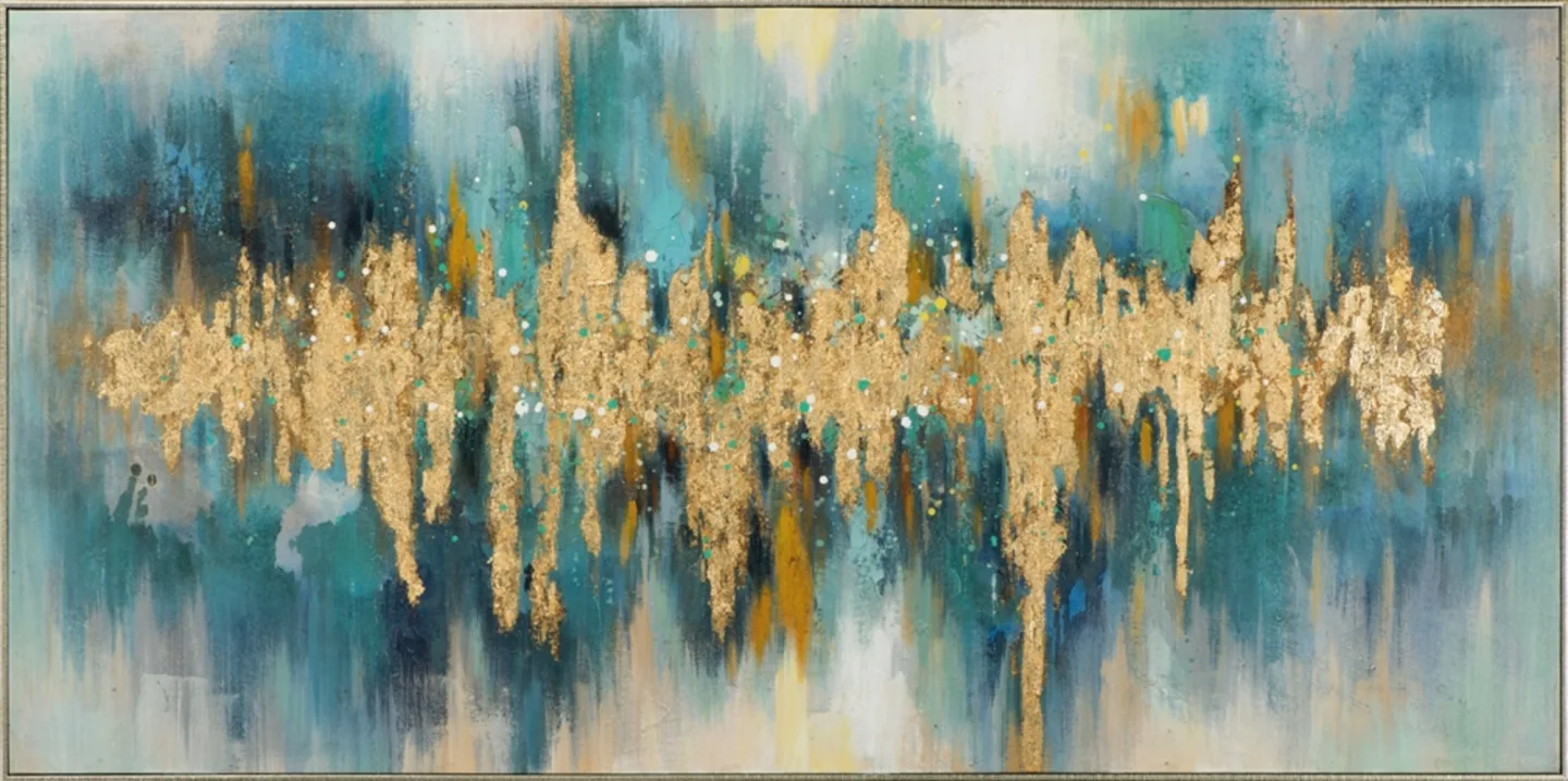 image LAND Bild Goldener Horizont Mehrfarbig | Schubiger Möbel