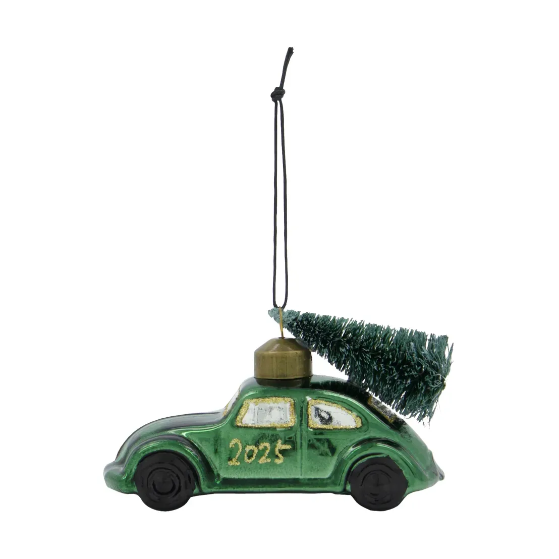 House Doctor Car julhänge Grön-guld