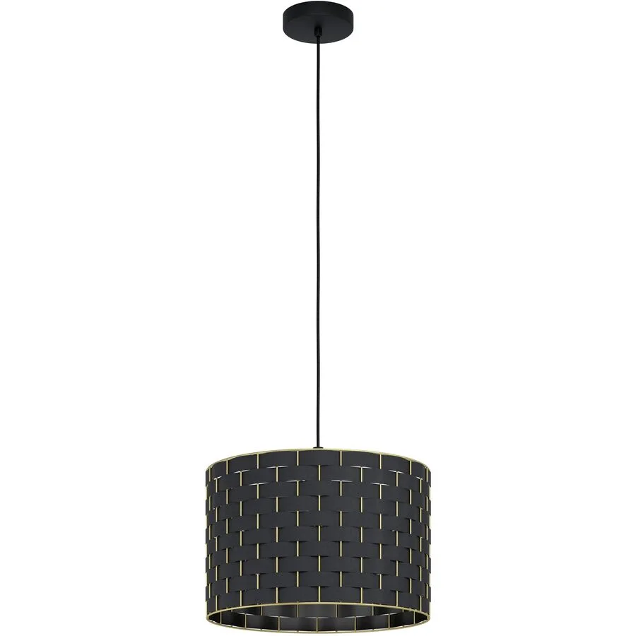 Eglo Pendellampe Marasales Schwarz Stahl 38 cm 110 cm