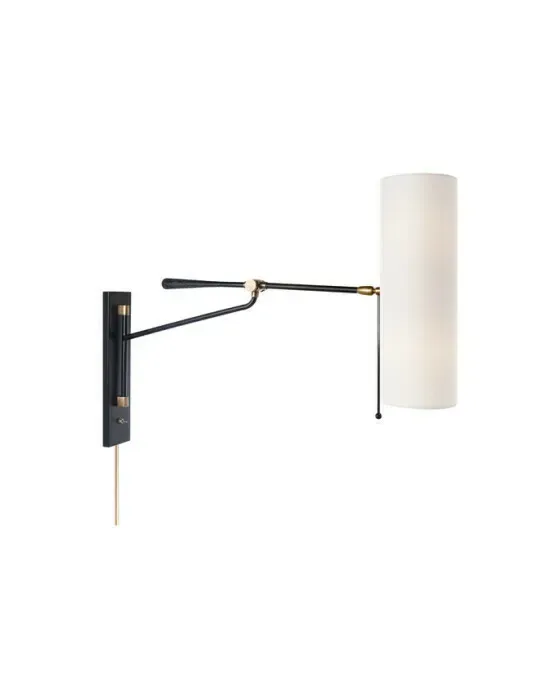 Frankfort Articulating Wall Light Black