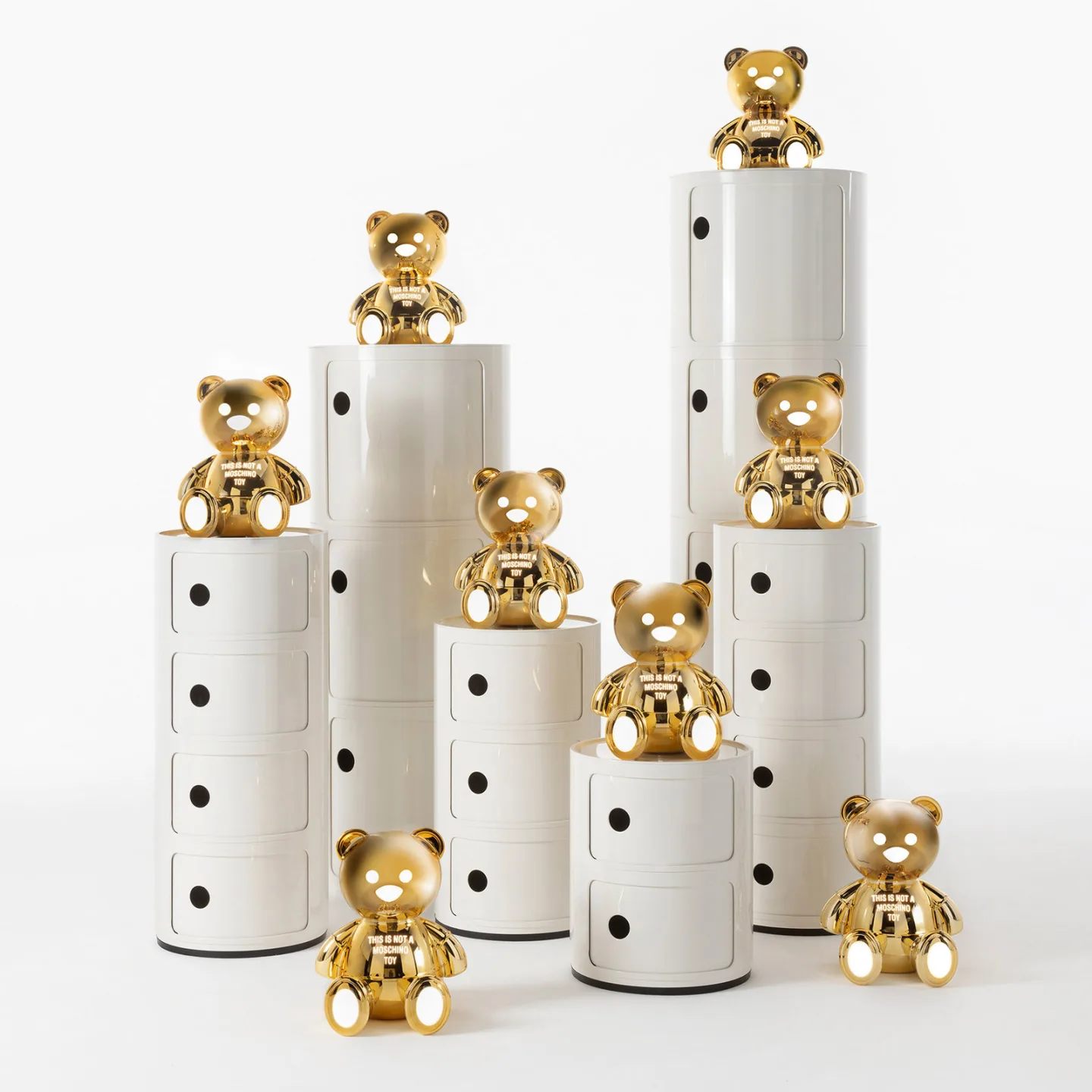 Toy LED-Tischleuchte, gold - Kartell - Schlafzimmer - Design - Kunststoff