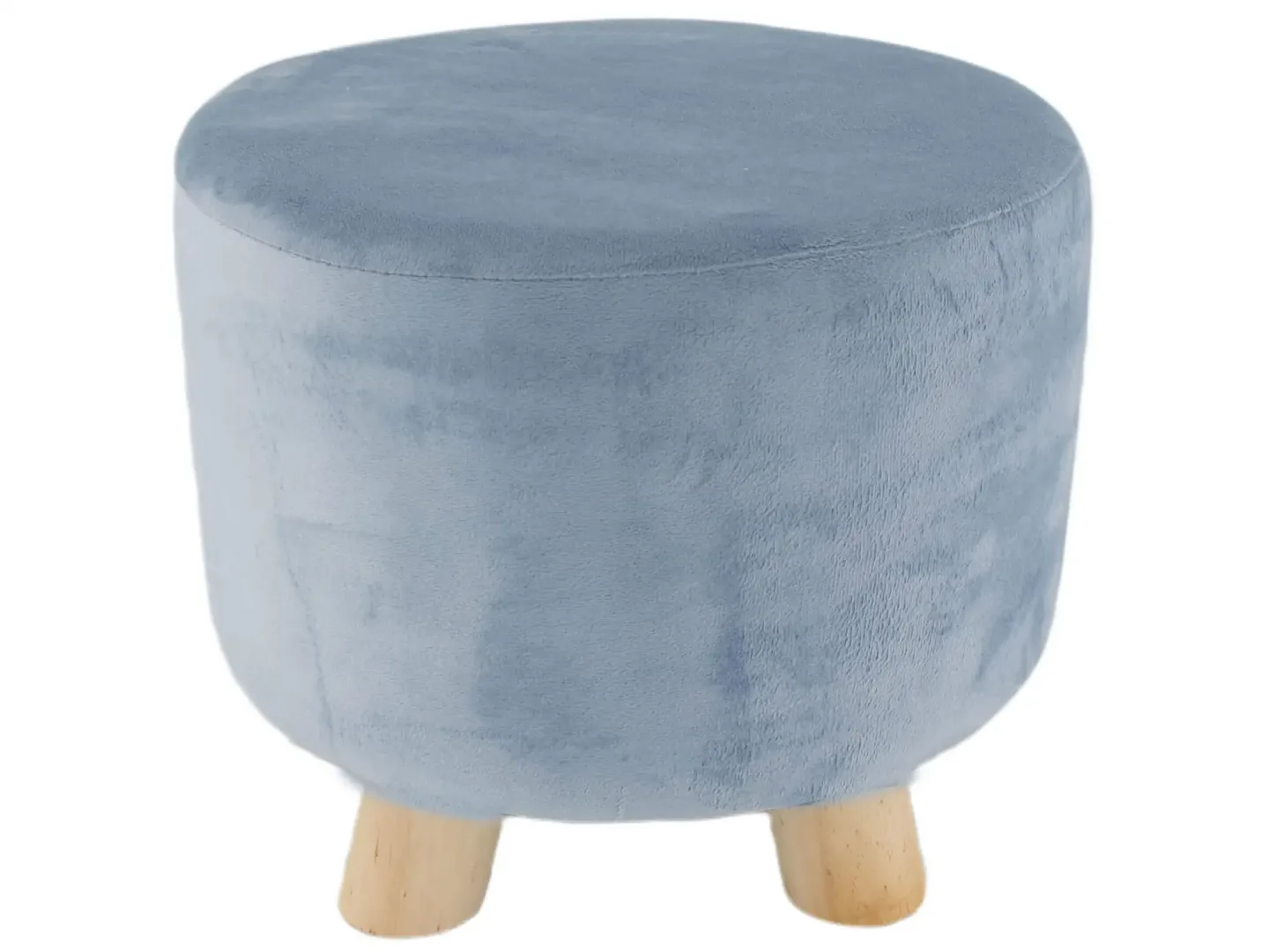 Decofinder Hocker Samt Blau H: 25 cm | Schubiger Möbel