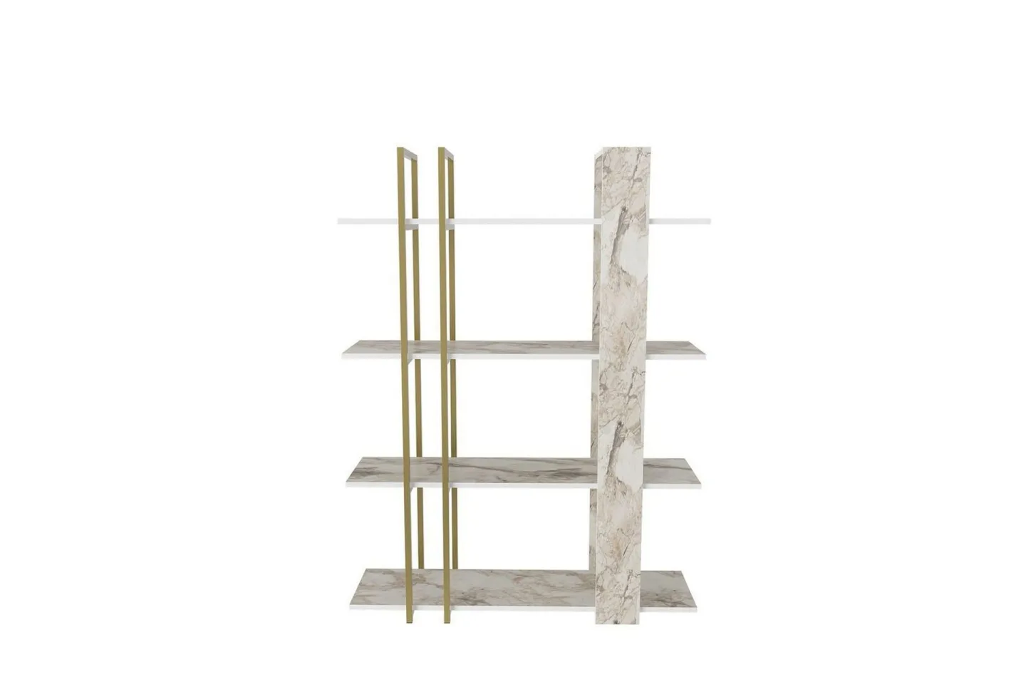 Thyra Bokhylla 120 cm - Guld