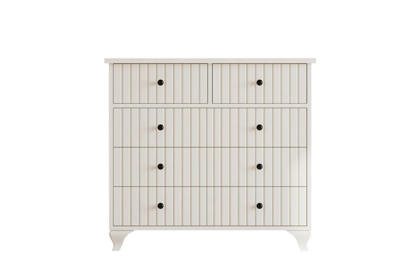 Rihana Sminkbord 90 cm - Matt Vit