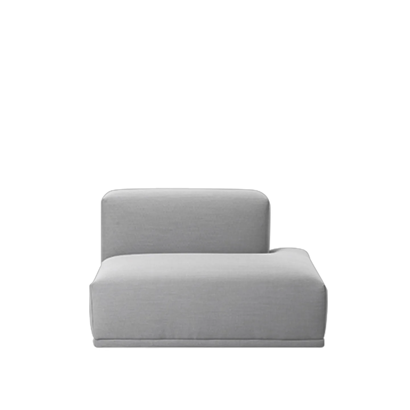 Muuto - Connect Modular Sofa, Right Open-Ended (G) - Remix 123 - Soffor - Anderssen & Voll - Grå