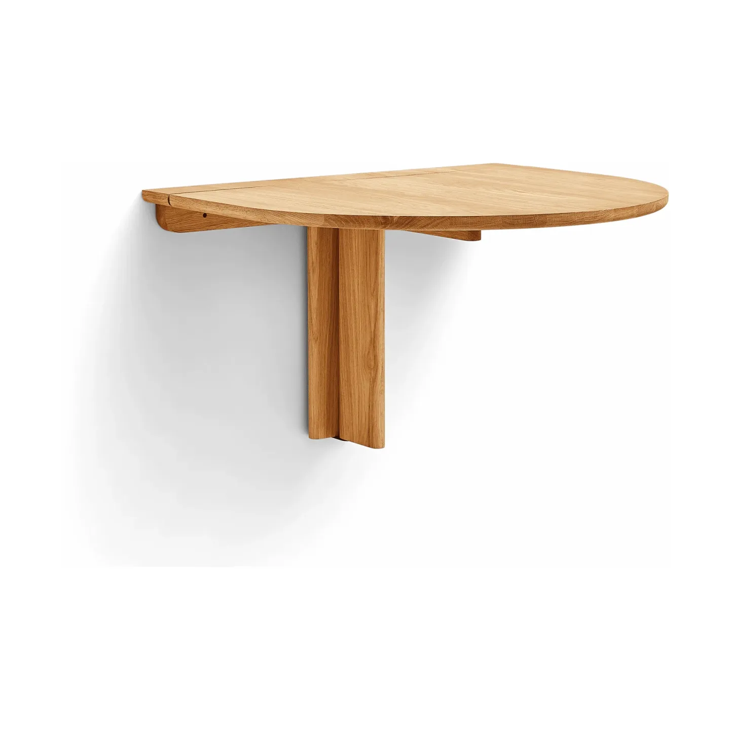 Form & Refine Trefoil wandmontiertes Tisch Eiche