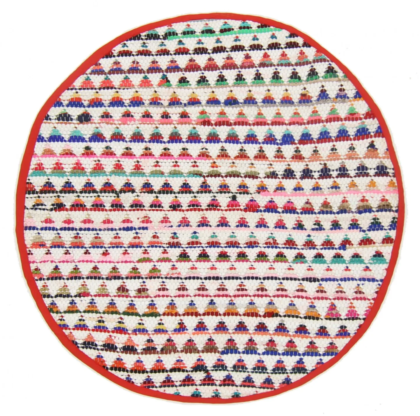 Runde tepper - Lindby (multi) (Størrelse:: Ø 80 cm)