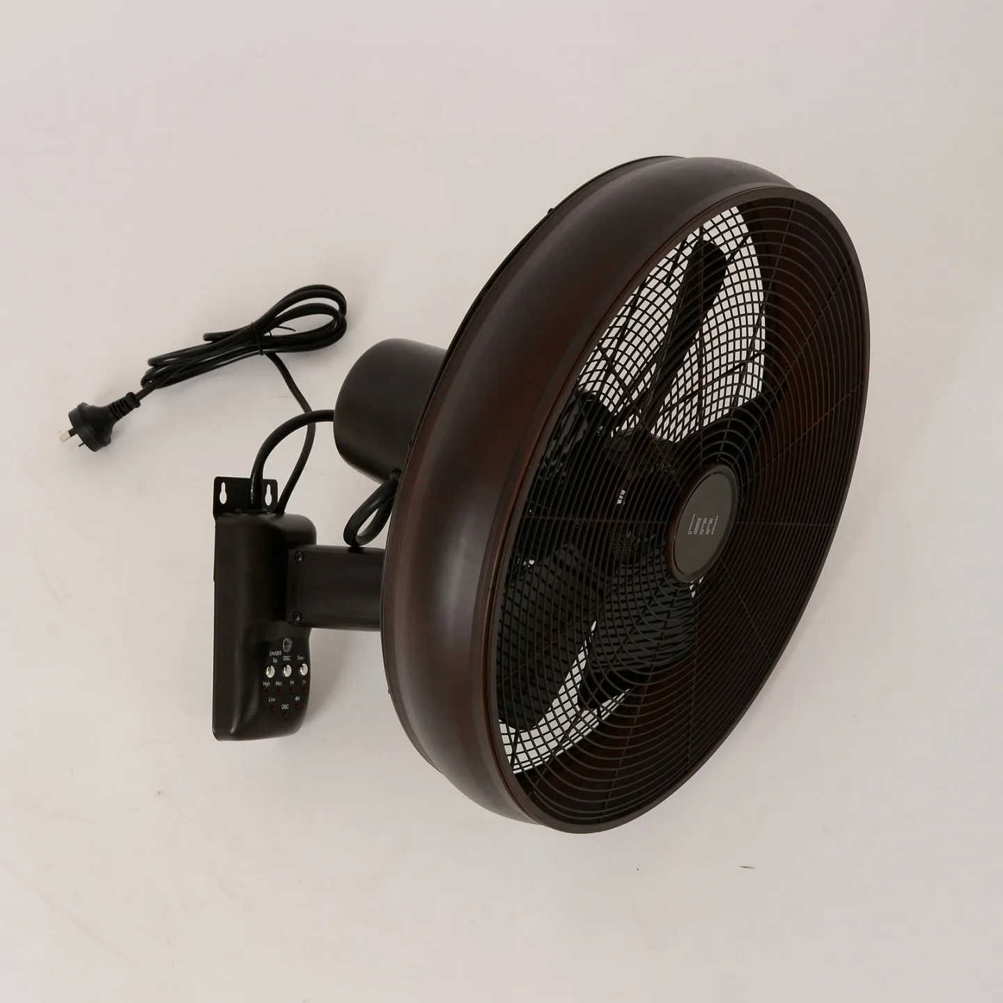 Breeze väggfläkt, svart, Ø 41 cm, tystgående – Beacon Beacon Lighting - Vardagsrum - Plast