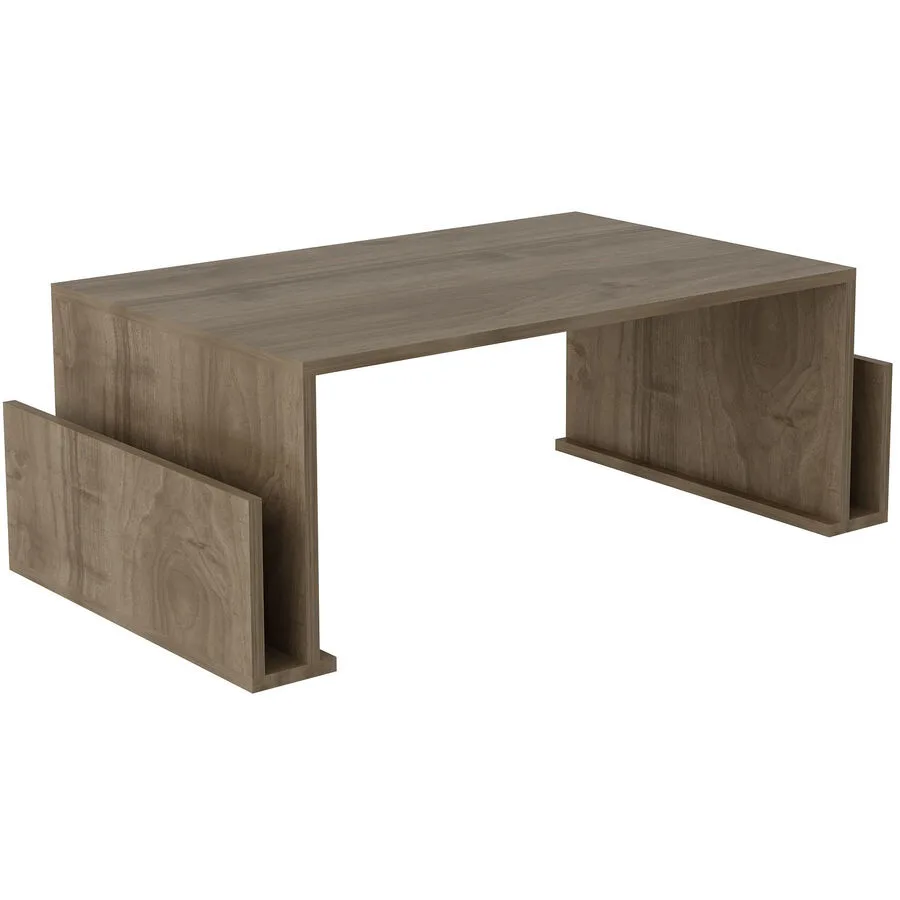 Salontisch Yasam Walnuss Melaminbeschichtete Spanplatte B 95 T 60 cm