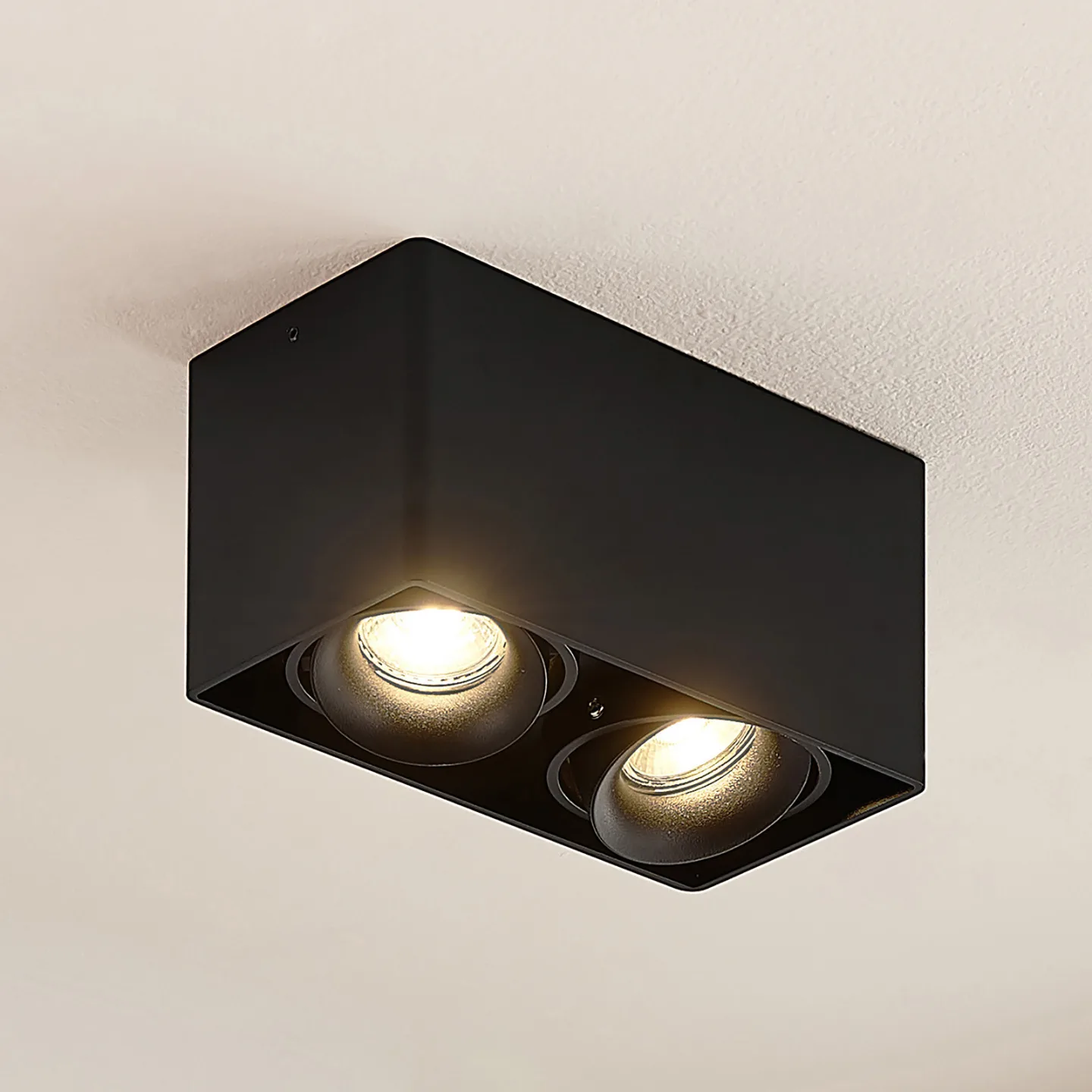 Kubika Deckenleuchte Black - Arcchio - Flurbereich - Modern - Metall - Eckig