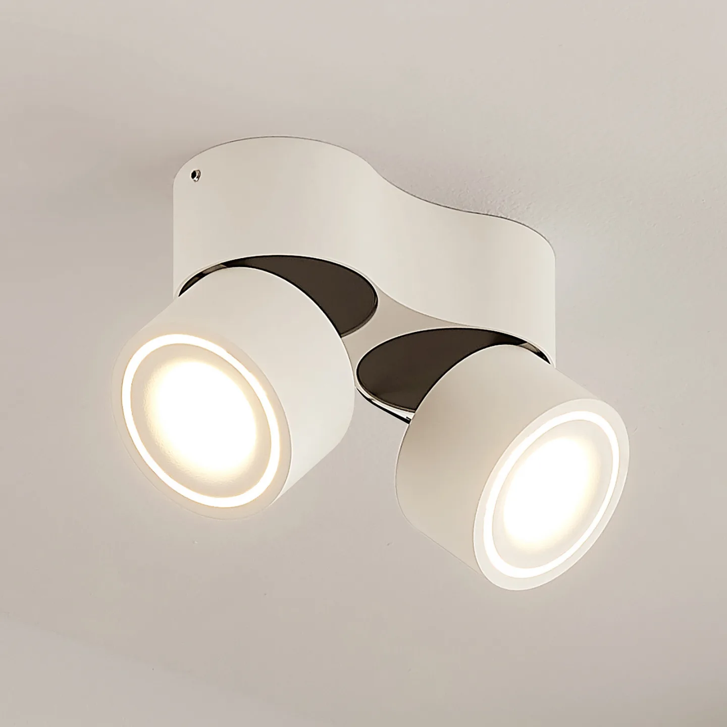 Rotari 2 taklampa 2x6,1W vit - Arcchio - Hall - Modern - Aluminium - Med flera ljuskällor