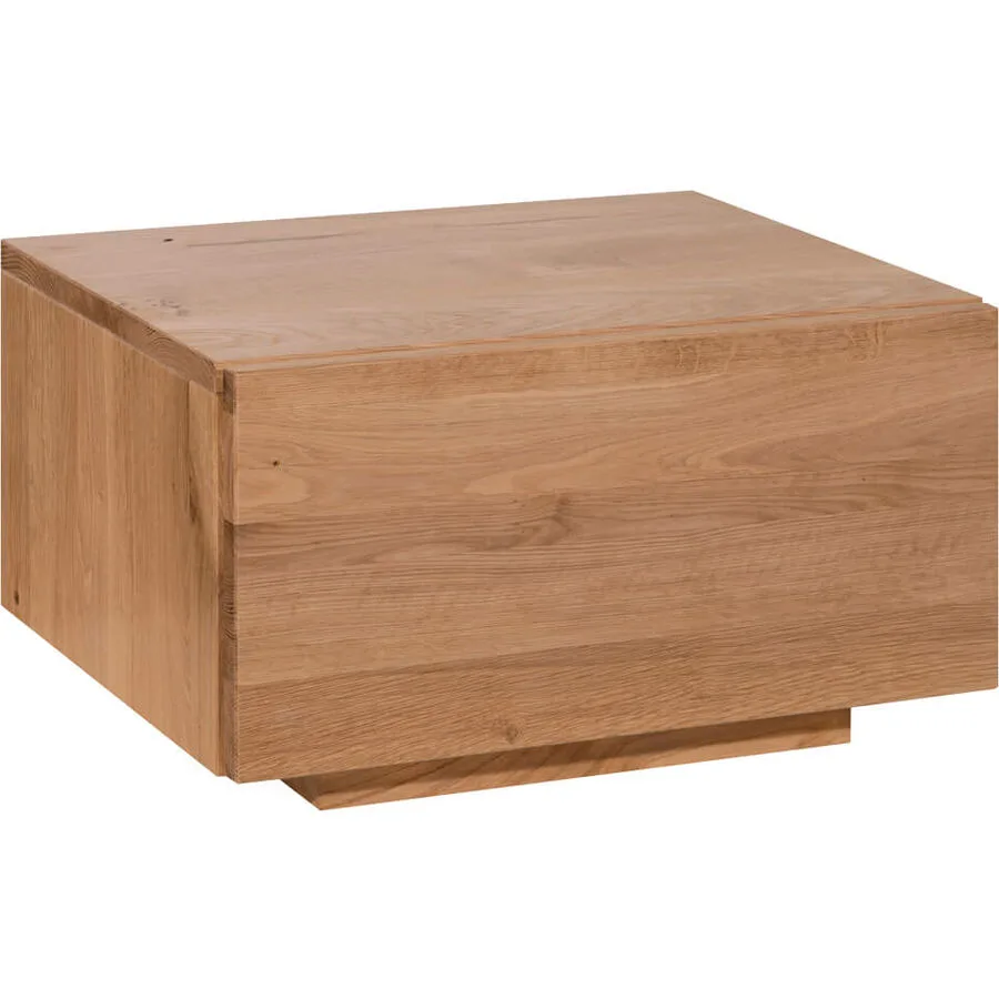 Nachttisch Holz Werk Wildeiche Wildeiche massiv Massivholz B 50 H 29 cm