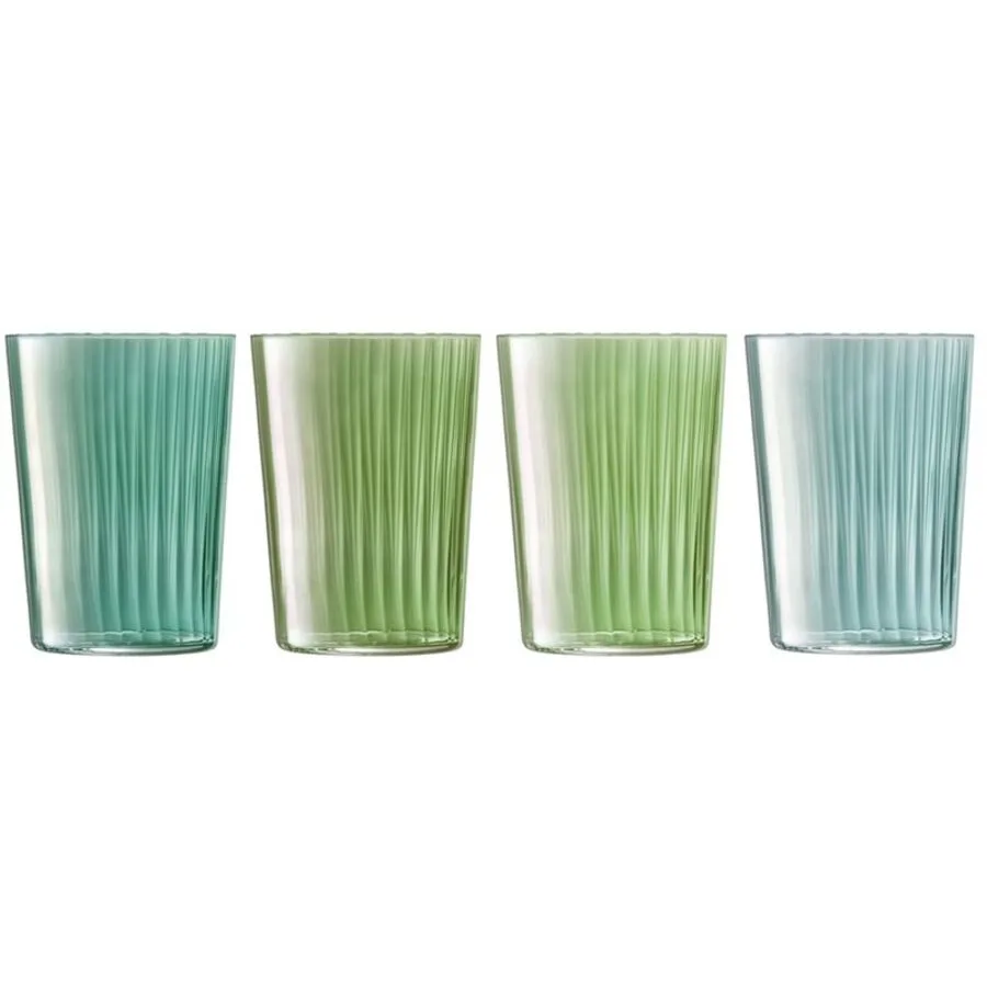 LSA International Kelch-Set Gems Grün Glas 0.56 l - Farbe: jade